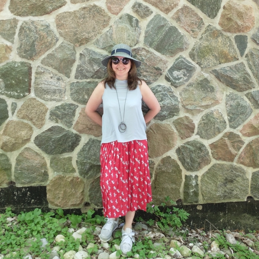 Vintage Pleated Skirt Size 10